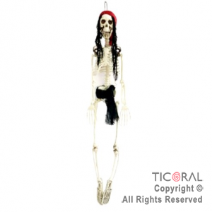 COLGANTE ESQUELETO PIRATA 93CM X 1